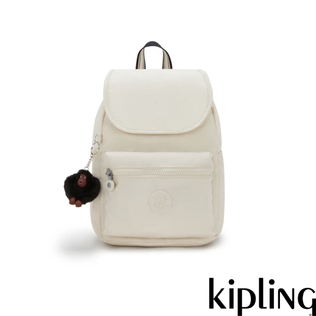 KIPLING官方旗艦館 藍底小花可愛長方形小包-TALLY