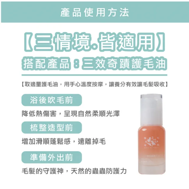 【GOODMO 歸毛家族】寵物毛髮保護 三效奇蹟護毛油x2 40ml 萌耳液150ml(全齡貓犬/免沖洗/柔順護色/驅抗蟲)