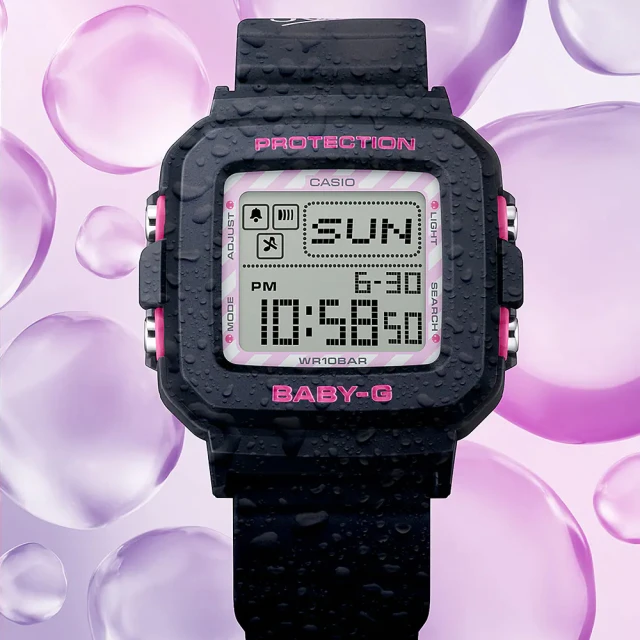 CASIO 卡西歐 BABY-G x 庫洛米 限量聯名電子錶 交換禮物 聖誕節(BGD-10KKM-1)