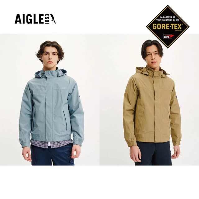 AIGLE 男 GORE-TEX 防水透氣外套AG-4P127 2色(男外套 防水透氣外套 Goretex)