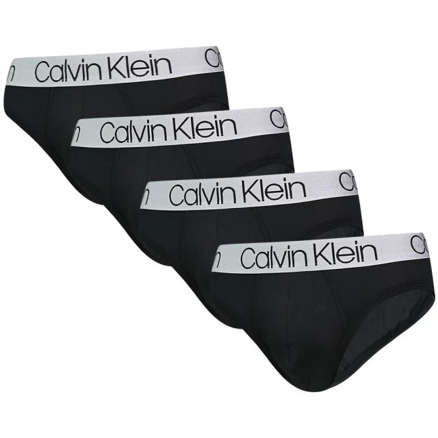 Calvin Klein 四入組 Microfiber 男內褲 柔滑輕盈 CK三角褲/CK內褲(黑色)