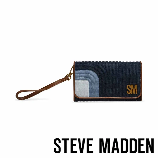 steve madden BTYL-N 丹寧拼接翻蓋肩背包(