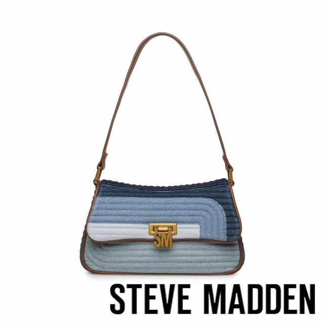 steve madden BTYL-N 丹寧拼接翻蓋肩背包(