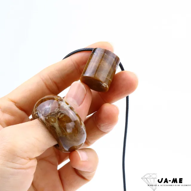 【JA-ME】天然琥珀青花瓷血根蜜蠟寬版戒指 16.6克 國際圍18 買戒指送戒芯項鍊