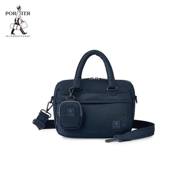 PORTER INTERNATIONAL 充裕隨行HARBOR手提包(墨藍)