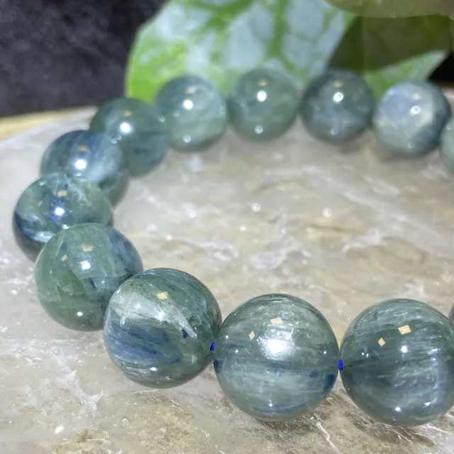 【Cozy 世界水晶原礦與茶】巴西綠藍晶 13mm+ 07-10(提升正面表達力 情緒退火的功效)