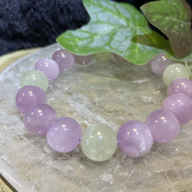 Cocozy世界水晶原礦 精品紫綠鋰灰 11.8mm 12-1(緩和情緒 平衡能量)