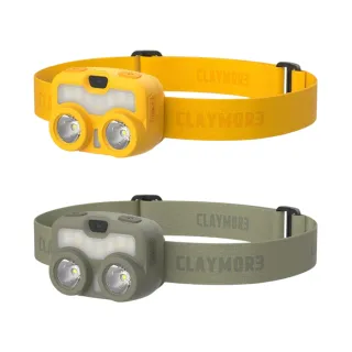 【CLAYMORE】HEADY2 四段可調式頭燈(輕量頭燈 LED燈 燈具 IP54防水 露營燈 照明 露營 逐露天下)