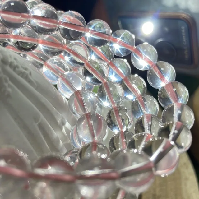 【Cozy 世界水晶原礦與茶】六芒星白水晶 8mm+ 22-4(增強直覺 促進內心的平和與平衡)