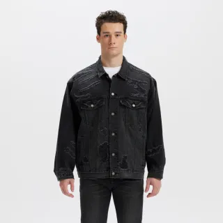 【LEVIS】牛仔外套 ROCK&ROLL系列 Type3經典修身版型 / 鉚釘 熱賣單品 002X0-0000