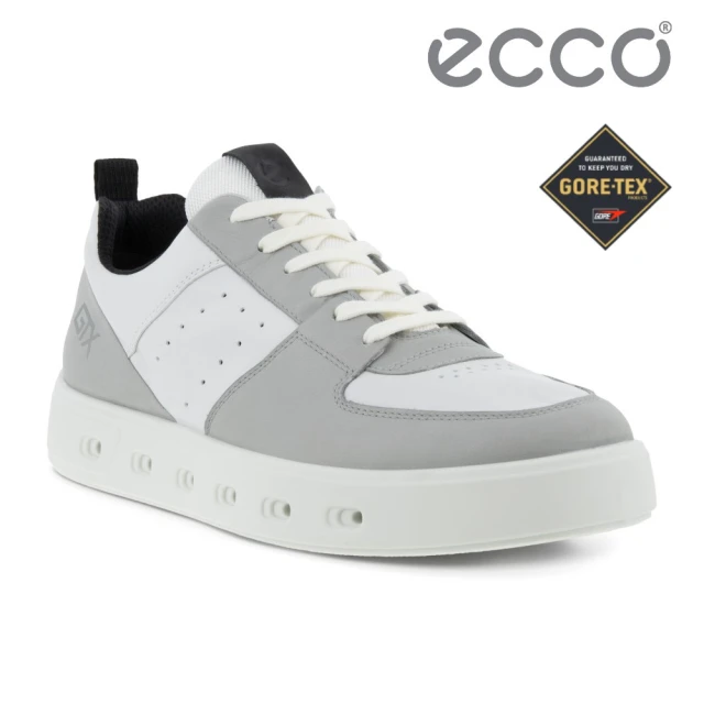 ecco STREET 720 W 街頭趣闖防水皮革休閒鞋 