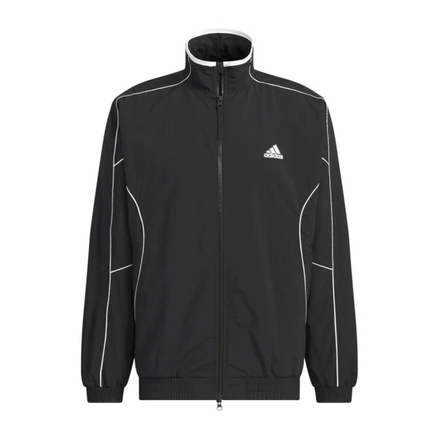 adidas 愛迪達 Word Woven JKT 男女 立領外套 運動外套 休閒穿搭 黑(JH1023)