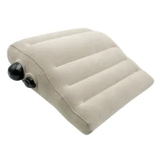 【YING SHUO】多功能按壓式充氣護腰減壓靠墊(釋壓 減壓 貼合 腰背 腰墊 辦公久坐 旅行 便攜式)