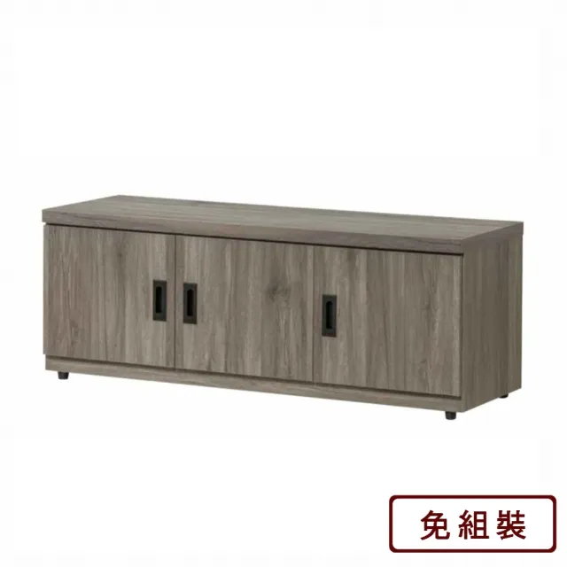 【AS 雅司設計】AS雅司-曼司灰橡色4尺鞋櫃-120*40*45cm