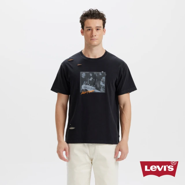 LEVIS 男款 短袖T恤 ROCK&ROLL 系列 印花設計圖案TEE 男生短袖 人氣新品 002X3-0000