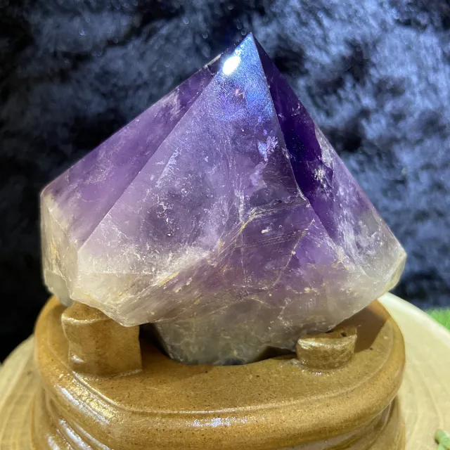 【Cocozy世界水晶原礦】剛果紫晶大牙拋光擺件 02-1(緩和情緒 平衡能量)