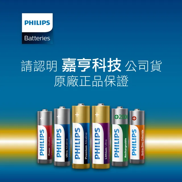 【PHILIPS】低自放鎳氫充電電池AAA 4號 800mAh  共8顆(4入*2)