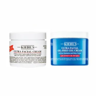 【Kiehl’s 契爾氏】 冰河醣蛋白系列125ml買1送1多款任選(保濕霜/水感凝凍/國際航空版)