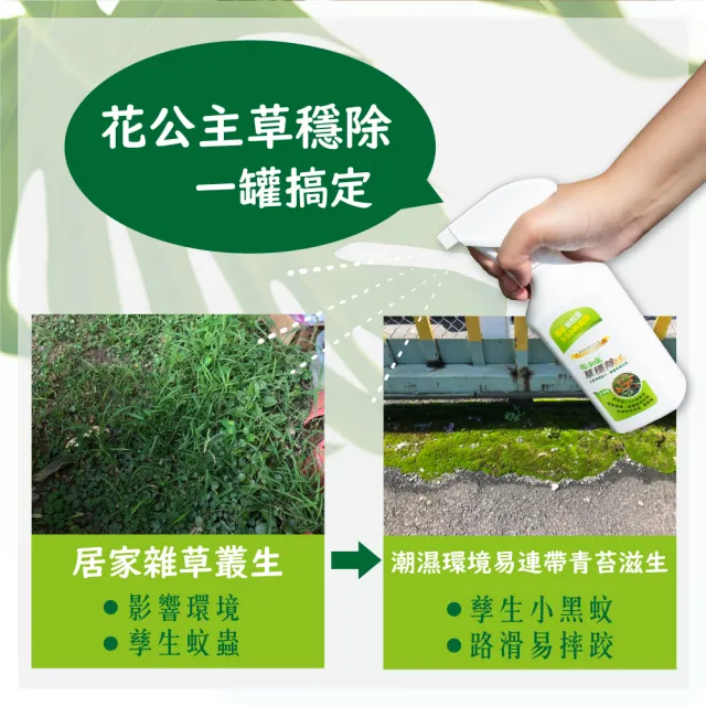 【花公主】2.5% 草穩除免稀釋液劑
