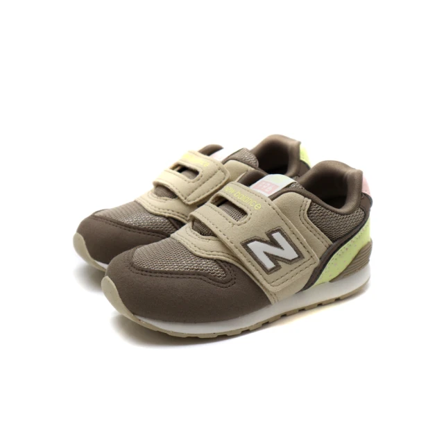 NEW BALANCE New Balance 996 復古運動鞋 魔鬼氈 米/咖啡 小童 童鞋 IZ996PA3-W no174