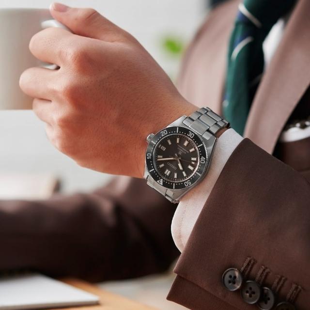 【SEIKO 精工】代言人廣告款 1965復刻潛水機械錶/黑標40.5mm(SPB143J1/6R35-00P0N)