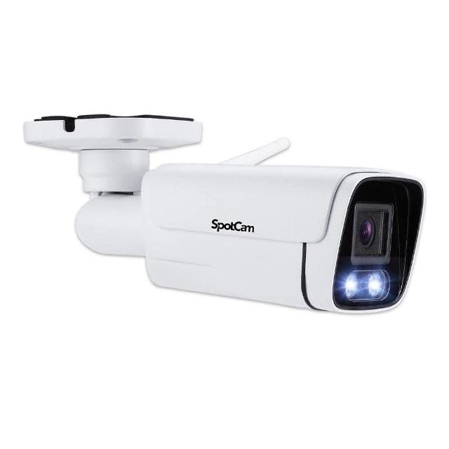 SpotCam BCW1 是高解析度300萬畫素戶外無線監視器，最高解析度達2304x1296 (HD 1296P)，具備10米以上夜視功能與紅外線照明。支援即時警報、聲音偵測、移動偵測、雙向語音通話及內建麥克風，防水等級IP66適合戶外使用。採用IEEE 802.11b/g/n 2.4GHz網路標準，尺寸24x9x11 cm，臺灣製造，一年保固，NCC認證CCAH21LP1521T9，BSMI許可D3F322。完美解決居家安全需求，讓您隨時監控。