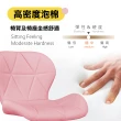 【E-home】Amelia艾梅莉亞PU軟墊白腳電腦椅 5色可選(OA辦公椅 會議椅 接待椅 美甲椅)