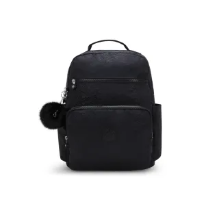 【KIPLING官方旗艦館】墨黑壓印大容量媽媽包-SO BABY