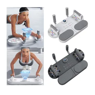 【Friyu】多功能計時計數俯臥撐訓練器 平板支撐健腹訓練器 腹肌馬甲線核心訓練器材