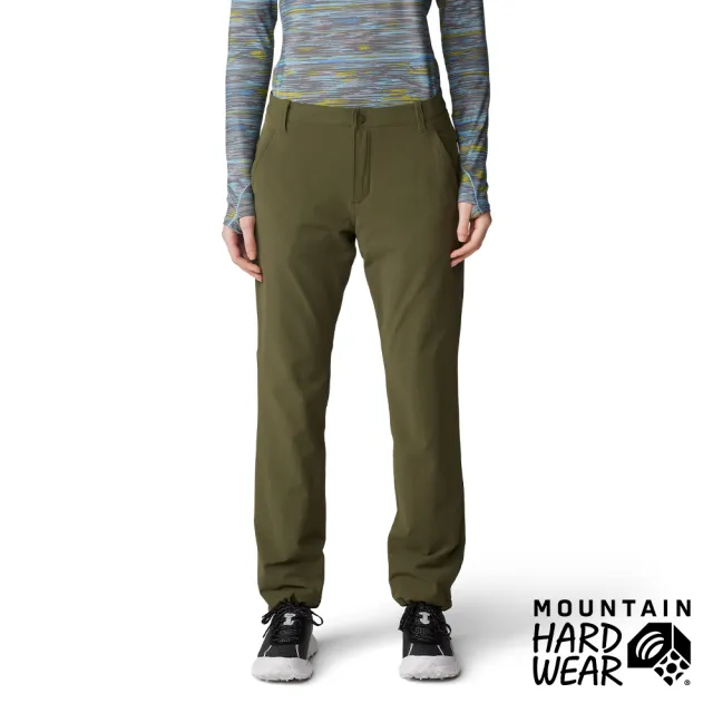 【Mountain Hardwear】Yumalina Lined Pant 防潑水保款刷毛長褲 深松綠 女款 #2095451