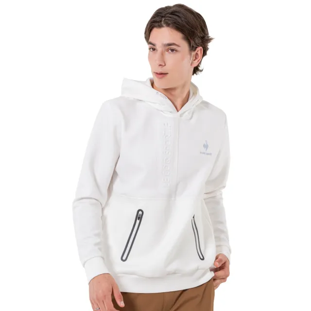 【LE COQ SPORTIF 公雞】休閒潮流連帽T恤 男款-3色-LWU21233