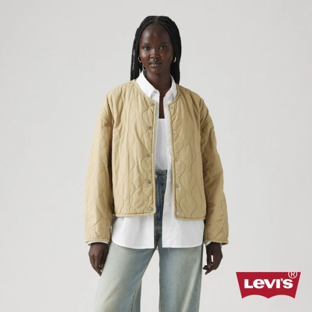 LEVIS 女款 鋪棉無領 夾克 / 外套 人氣新品 001FR-0000