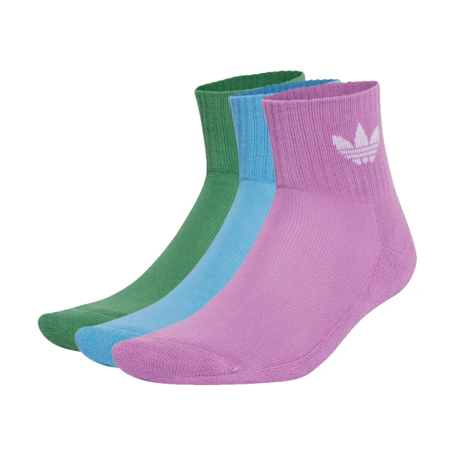 adidas 愛迪達 中筒襪 三雙 MID ANKLE SCK 男女 - IX5241