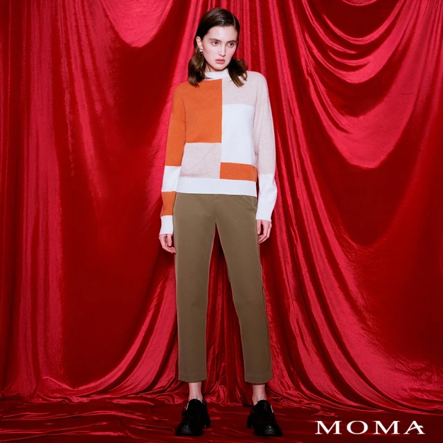 MOMA 內刷毛直筒長褲(兩色)