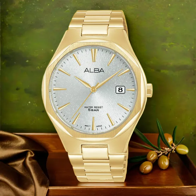 【ALBA】雅柏 PRESTIGE 八角時尚手錶-40mm 母親節 送禮 禮物(AS9U48X1 VJ42-X370G)