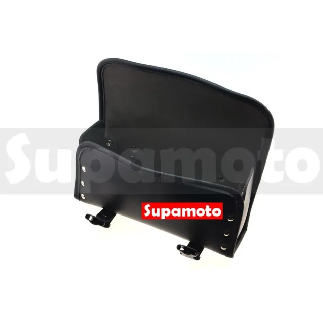 【Supamoto】MG83―長筒雙皮帶車頭包 (皮革圓筒包/復古檔車改裝/側包/側箱/車尾包/加掛包包)