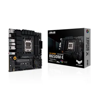 【ASUS 華碩】TUF GAMING B650M-E DDR5 主機板+AMD R5 7500F MPK 裸裝 含風扇 6核 12緒(M+C組合包)