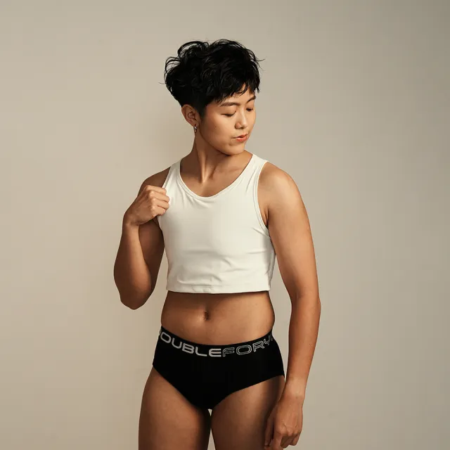 【DOUBLE】REDSTAR束胸 強束背心黏貼款(S~XL)