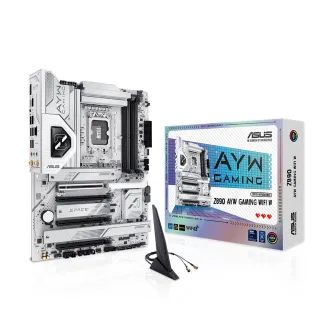 【ASUS 華碩】Z890 AYW GAMING WIFI W DDR5 主機板+Intel Core Ultra 7 265KF 20核/20緒(M+C組合包)