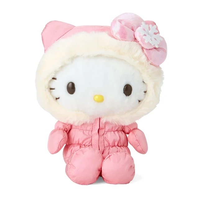 SANRIO 三麗鷗 冬季羽絨系列 羽絨衣造型絨毛娃娃 Hello Kitty 凱蒂貓