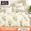 【ALAI寢飾工場】100%精梳純棉 雙人5尺床包+枕套三件組(多款任選 台灣製造 200織)