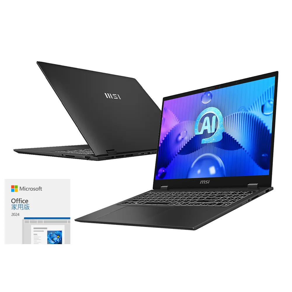 Office 2024★【MSI 微星】14吋Ultra7 RTX3050 輕薄AI筆電(Prestige 14 AI Studio/32G/1TB SSD/W11/010TW)