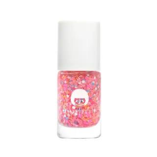 【小小PETIT】夏日煙火 0610(亮片系列 水性無毒可剝式指甲油 孕婦兒童安全使用)