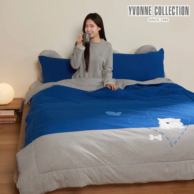 GOLDEN-TIME 厚好眠40支精梳棉兩用被床包組-琥珀