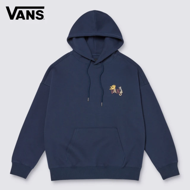 VANS 官方旗艦 Sol Cat 男女款深藍色連帽大學T