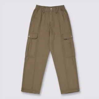 【VANS】官方旗艦 6oz Canvas Sidewalk 女款卡其色工裝長褲