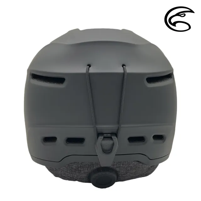 【ADISI】滑雪頭盔-霧黑-AS24141(滑雪 護具 防護 防摔 軟墊 舒適 透氣 保暖)