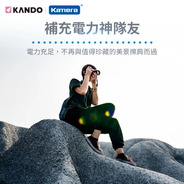 【KANDO】液晶雙槽充電器 for Nikon EN-EL15(ENEL15)