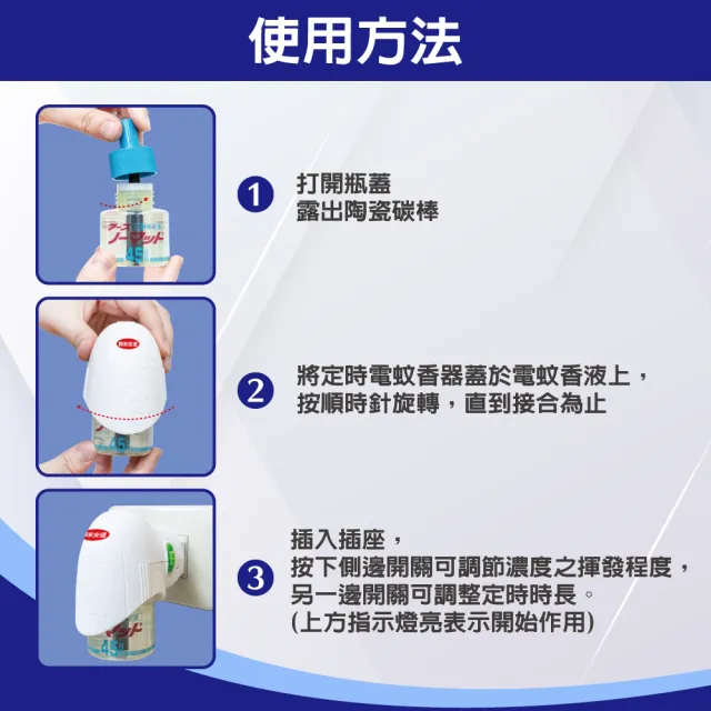 【興家安速】定時電蚊香器液組(1主機+1補充瓶)