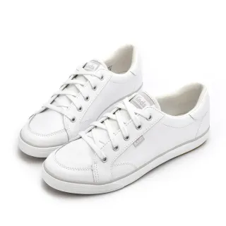 【Keds】CENTER III 升級版舒適皮革百搭休閒鞋-白(9231W113485 WH67052)